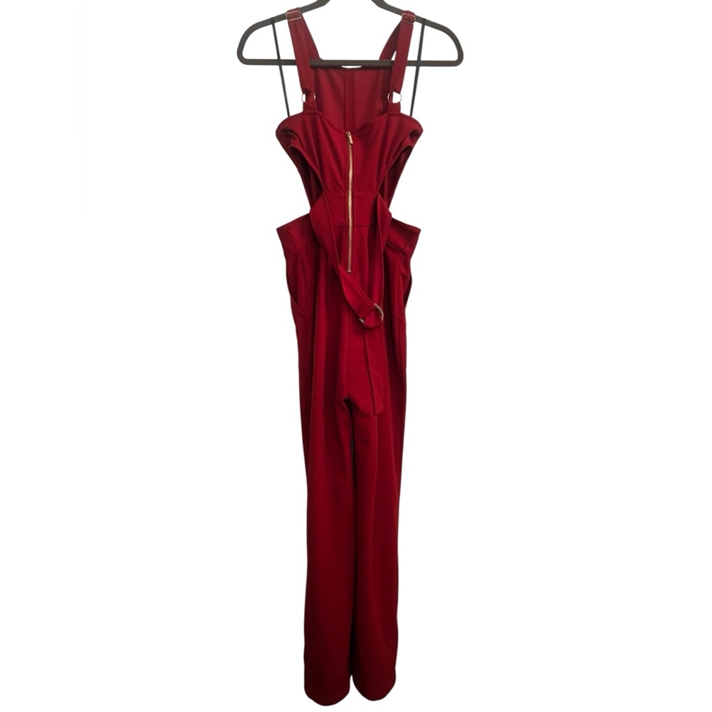 Bebe Bold Red Jumpsuit